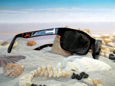 Fashion sea sunglasses photo