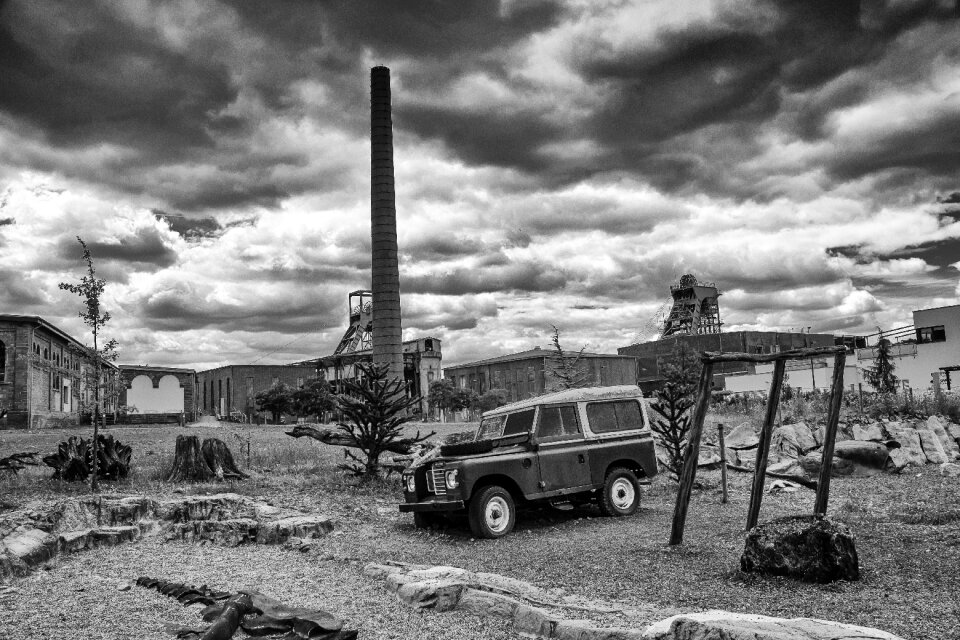 Factory building mood dilapidated