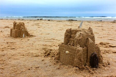 Fortress ruin beach photo