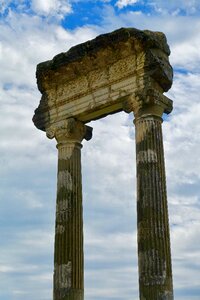 Antique ancient pillar photo