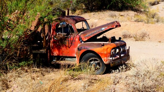 Antique retro rust photo