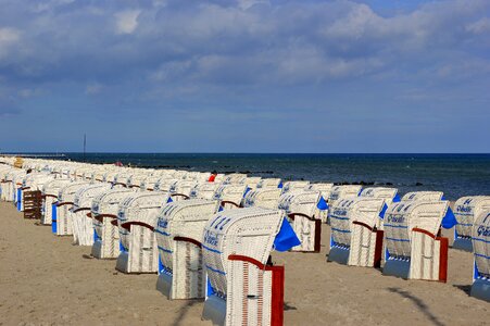 Sand beach baltic sea timmendorf photo