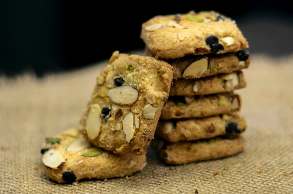 Dessert postcard biscuits