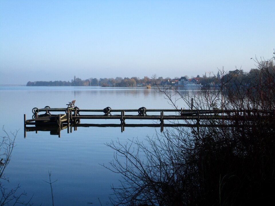 Steinhuder sea jetty landscape