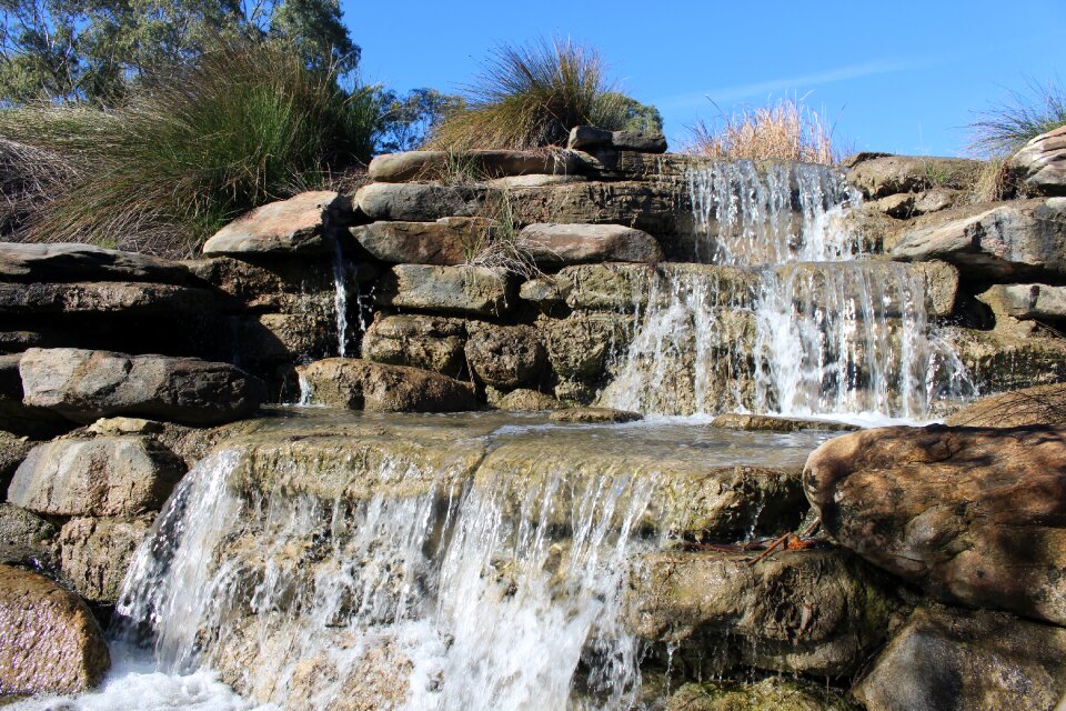 Stones clear water
