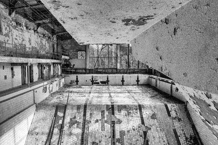 Pool swimming pool abandoned