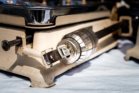 Retro vintage weight