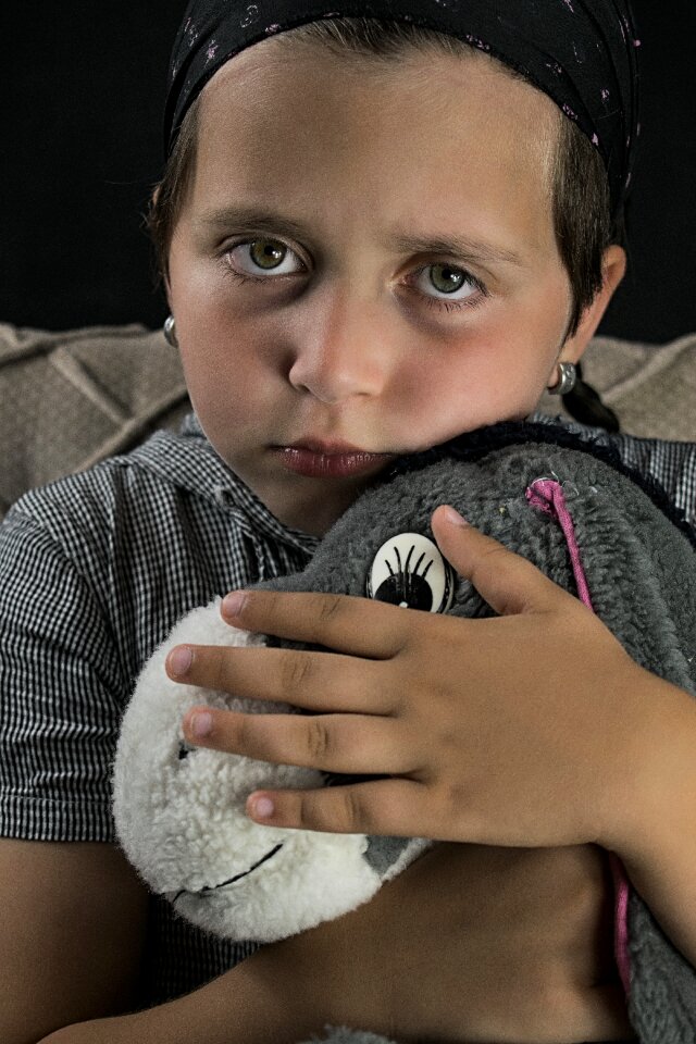Sorry child portrait