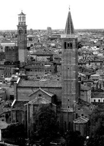 Adige campanile monument photo