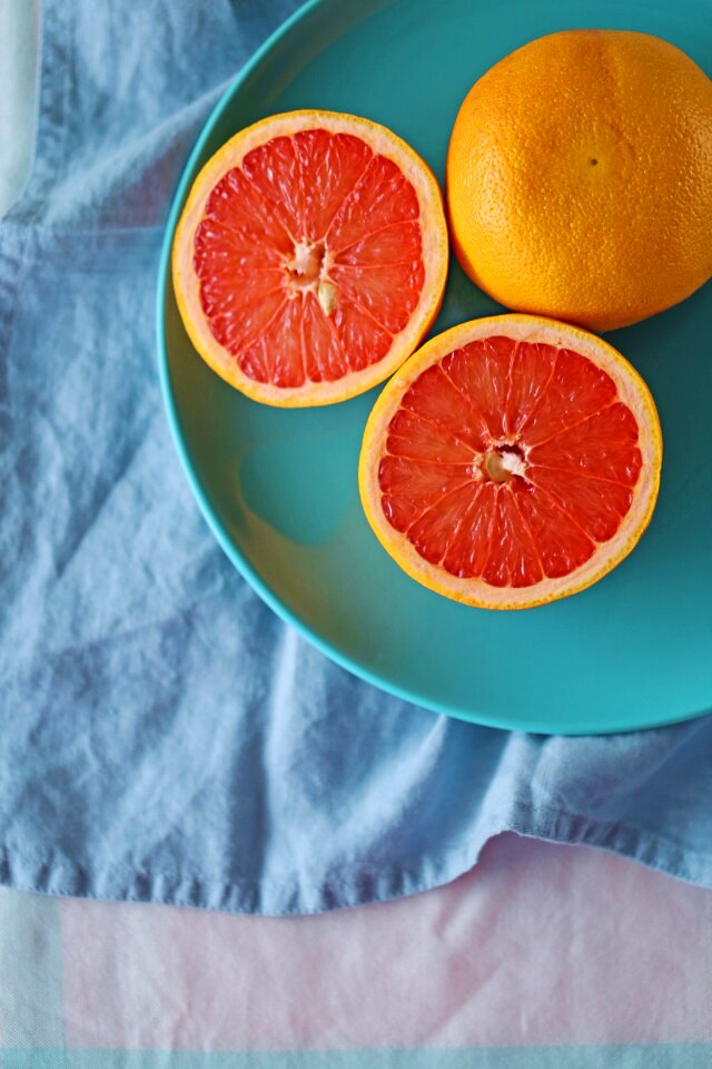 Orange nutrition lemon