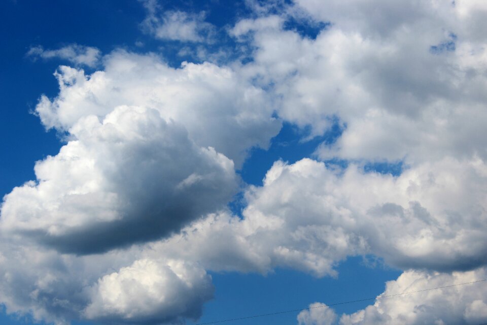 White blue atmosphere