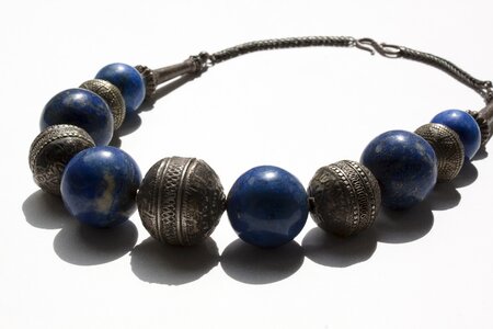 Beads lapis lazuli jewelery photo
