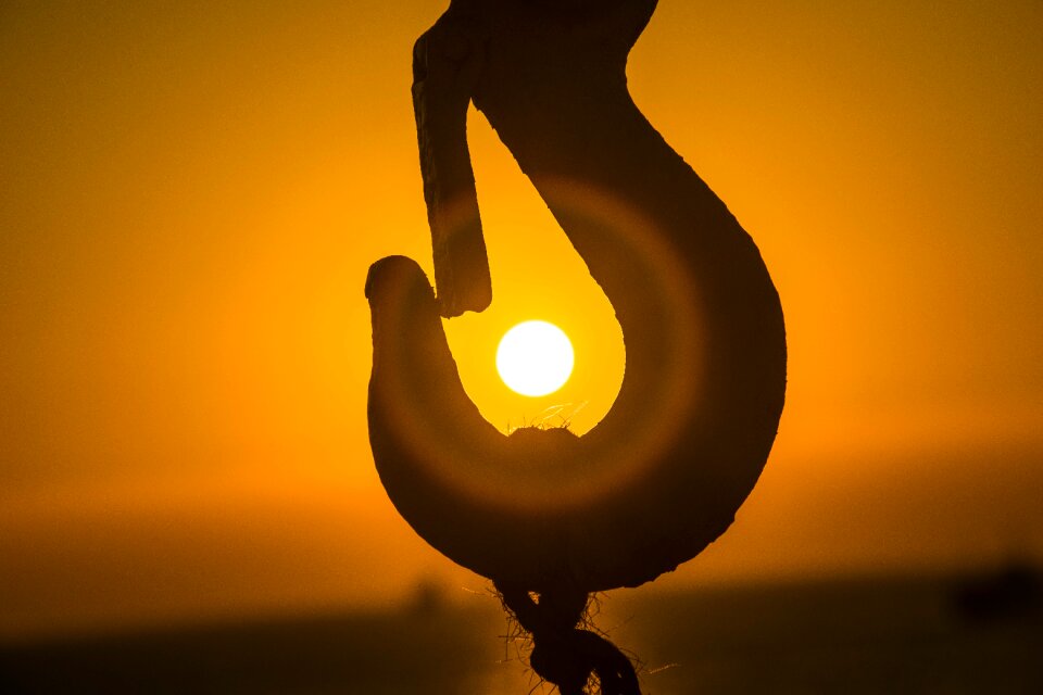 Sunset perspectives sailing