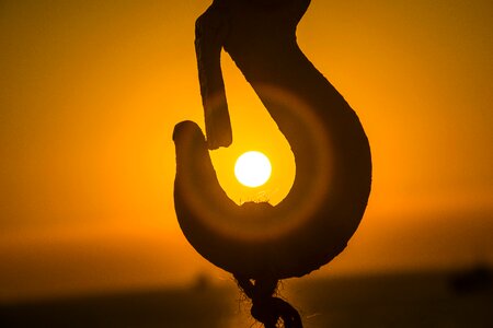 Sunset perspectives sailing