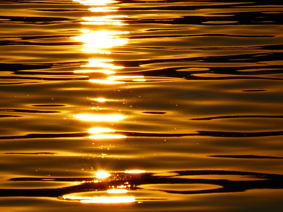 Abendstimmung water romantic