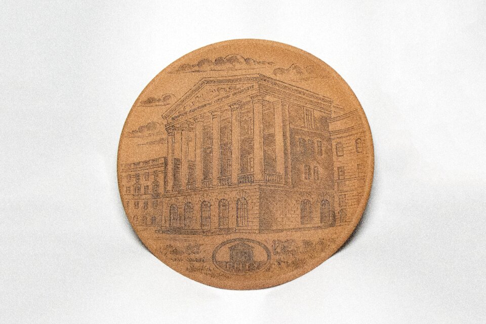 Clay plates ornament