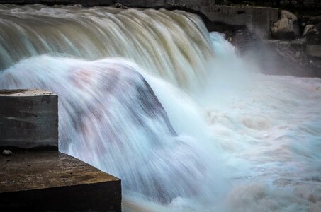 Pakistan blue waterfall