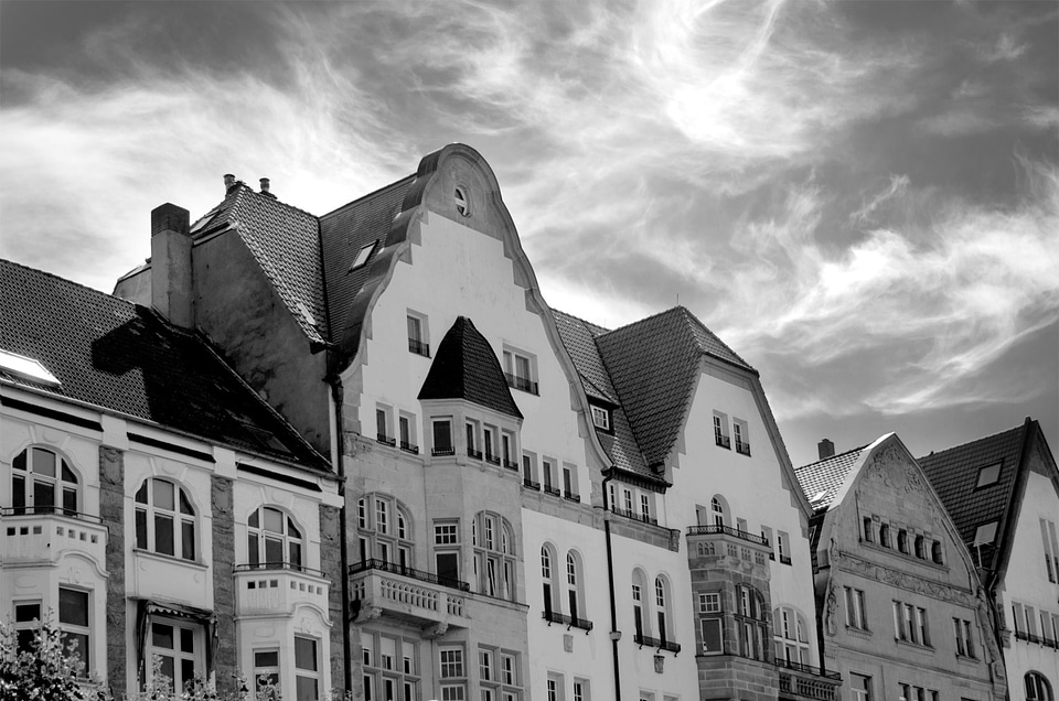 Houses city terraced houses