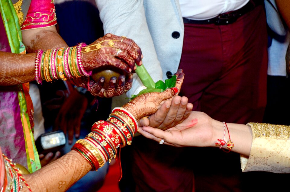 Indian traditional wedding henna