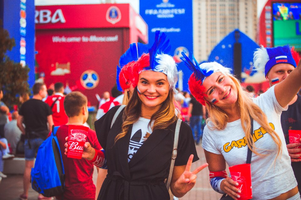 Moscow fifa flag