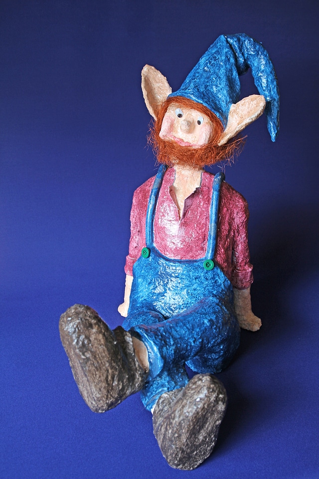 Paper mache hand labor tinker