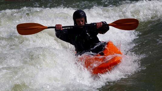 Water sports competition paddle photo