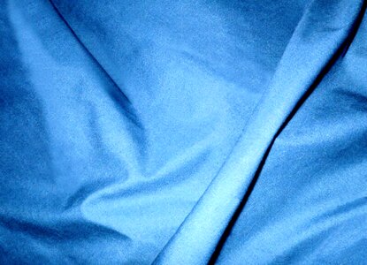 Blue textiles material photo