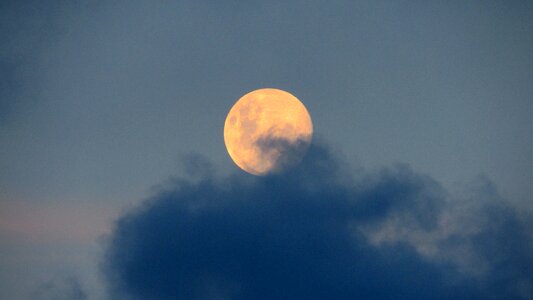 Moonlight sky full moon