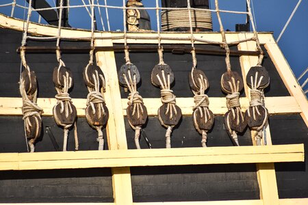 Boat historical rope