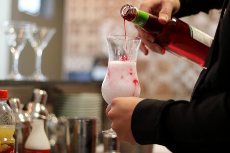 Cup alcohol red