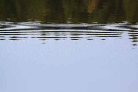 Nature mirroring wave photo