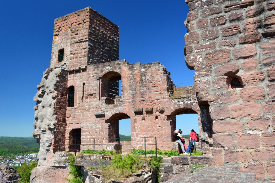 Castle keep of alt-dahn palatinate forest