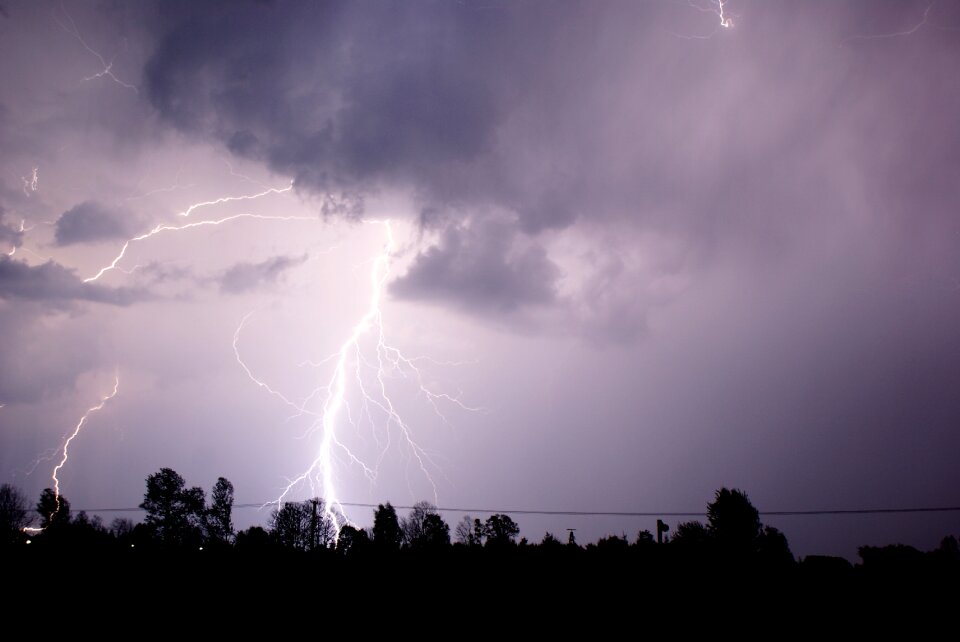 Sky thunder weather