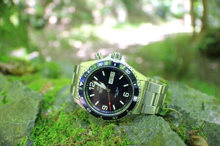 Tourism wristwatch green watch