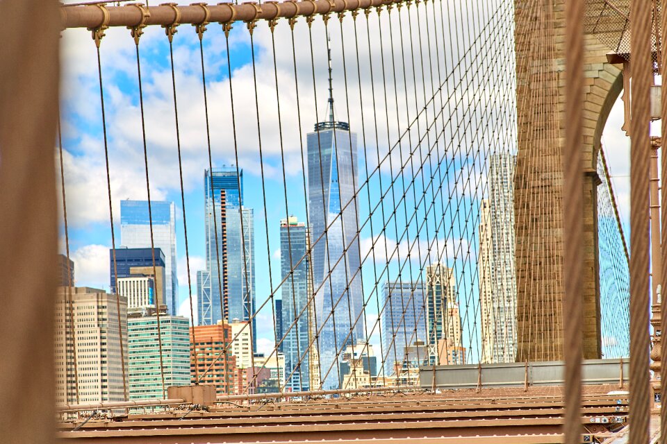Skyline landmark walking