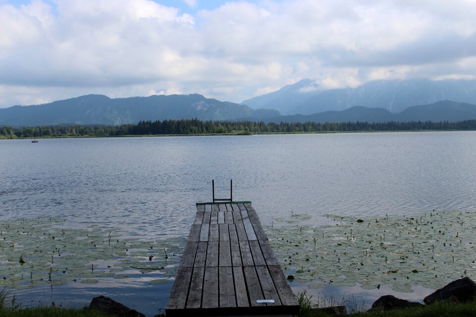 Landscape waters clouds