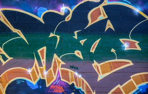 Grunge street art graffiti wall