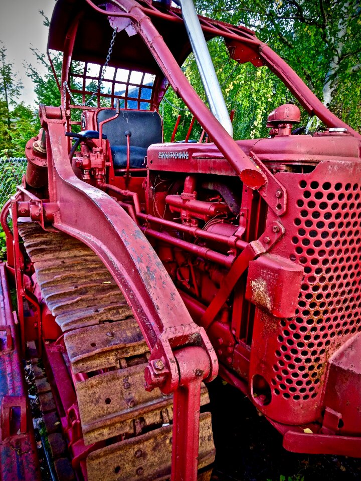 Machine agriculture antique photo