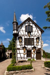 Building house facade middle ages photo