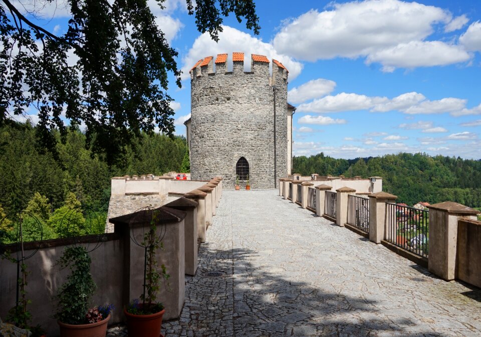 Architecture bridge fortress