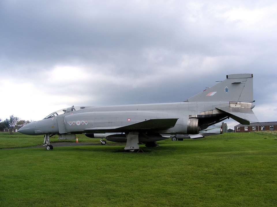Jet fighter airfield