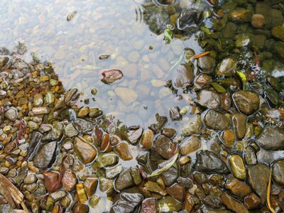 Creek rock stone photo