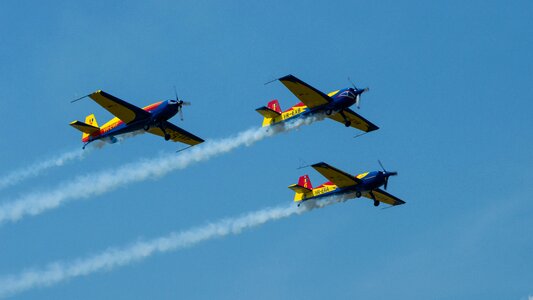 Aviation aerobatic air show photo