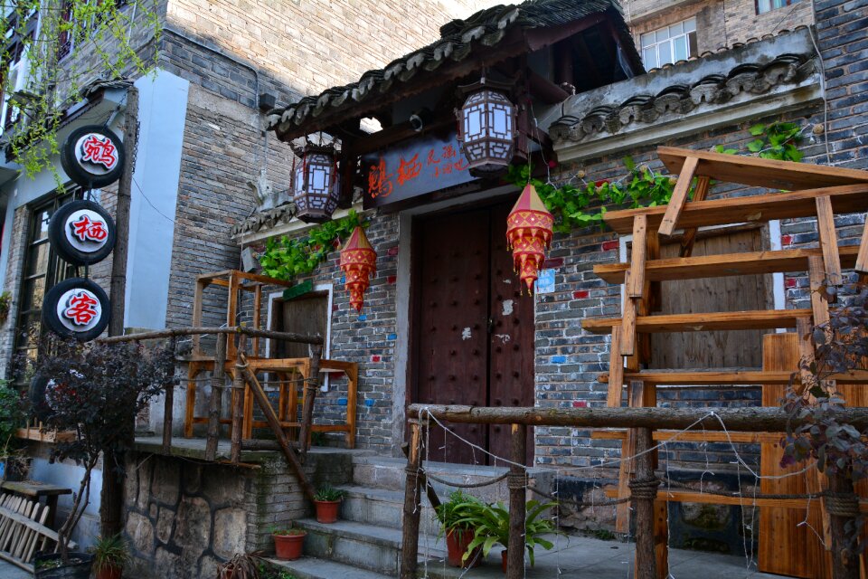 Old town scenery the scenery