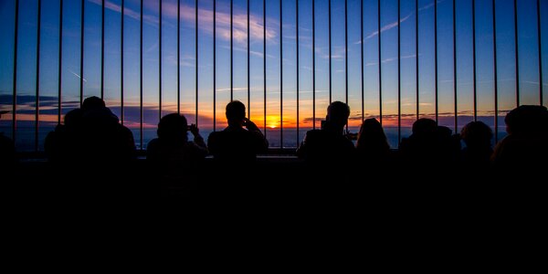 Sunset backlight stuttgarter fernsehturm