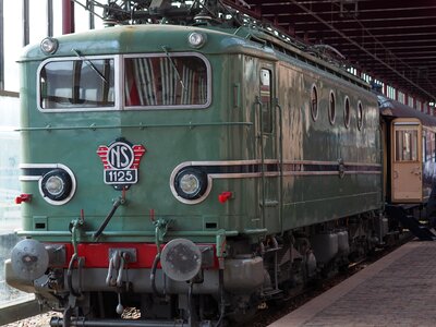 Locomotive railway line railway museum photo