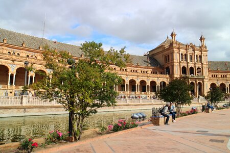 Spain architecture square