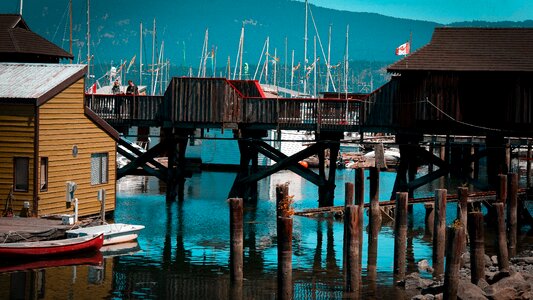 Water canada harbor photo