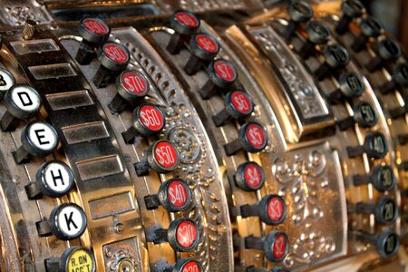 Cashier register cash register
