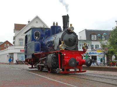 Small ground borkumer kleinbahn steam locomotive